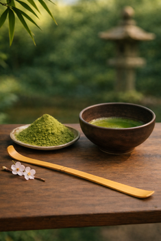 Cuchara de bambú para matcha
