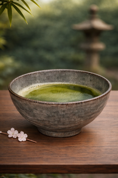 Tazón de té matcha Nara