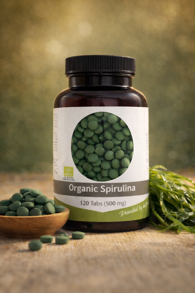 Nutrikraft - Spirulina Tabs 500mg Biologisch 120 tabs hoofdafbeelding