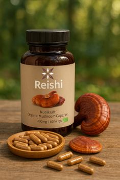 Nutrikraft - Reishi Capsules Bio 450mg 60 Caps