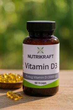 Nutrikraft - D3-vitamin (3000 NE) 100 mg 60 kapszula