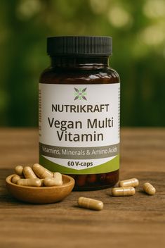 Nutrikraft - Vegán Multivitamin 825 mg 60 kapszula